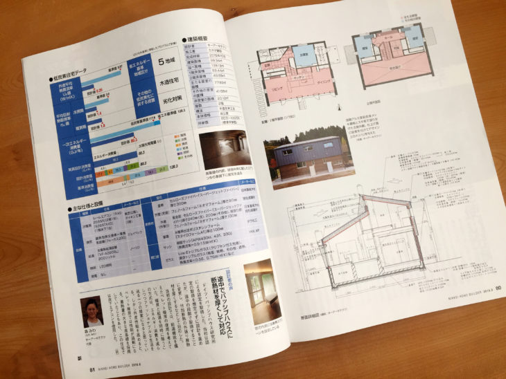 日経ホームビルダー2016　8月号｜カネタ建設｜上越市・妙高市・糸魚川市の注文住宅｜木の家づくり工務店｜キノイエ｜