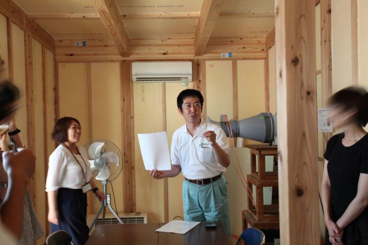 構造見学会｜気密測定｜上越・糸魚川・妙高で高性能エコハウス｜木の家の注文住宅工務店｜キノイエ｜