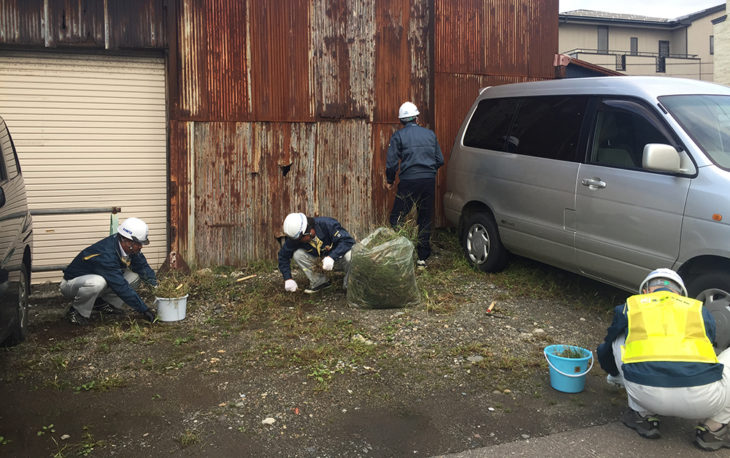 一斉清掃｜カネタ建設｜上越・糸魚川・妙高の家づくり｜木の家の注文住宅工務店｜キノイエ｜