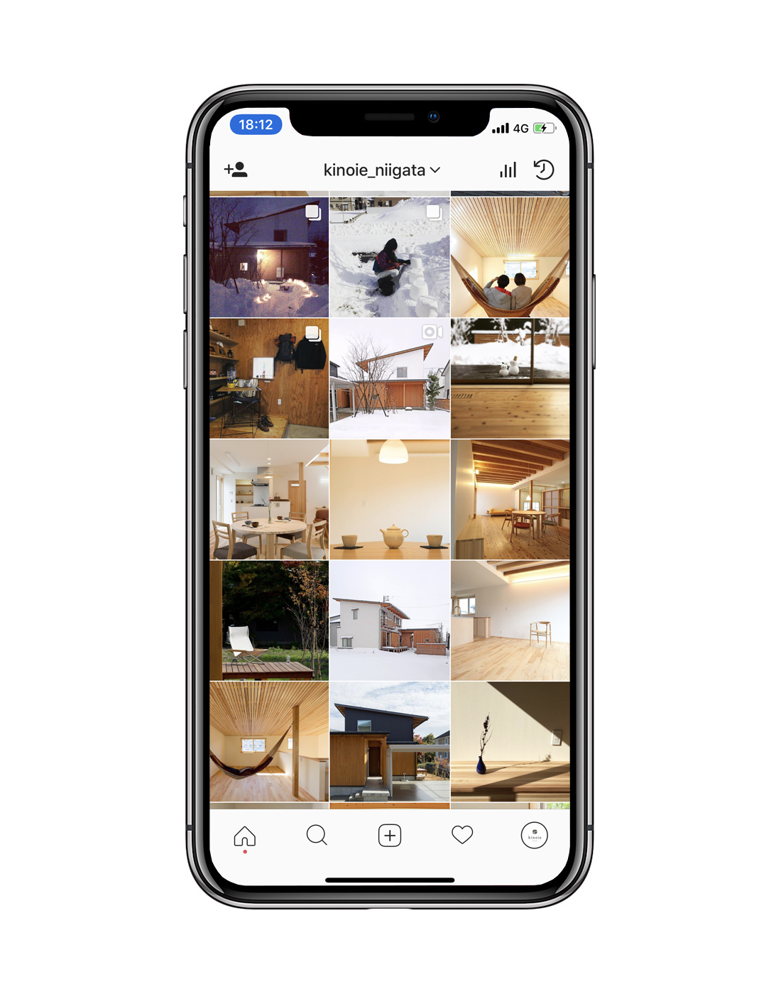 instagram｜インスタグラム｜上越・糸魚川・妙高の家づくり｜自然素材の工務店｜新築・リフォーム｜自然素材の注文住宅｜キノイエ｜カネタ建設｜