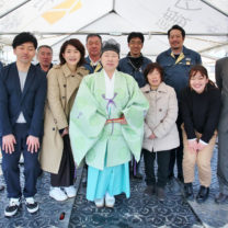 ｜上刈の家｜地鎮祭｜上越・糸魚川・妙高の工務店｜新築・リフォーム｜自然素材の注文住宅｜キノイエ｜カネタ建設｜高気密高断熱｜パッシブデザイン｜