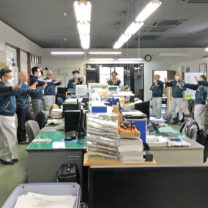 ｜朝礼｜健康｜新潟県上越・糸魚川・妙高の家づくり｜木の家をつくる新潟の工務店｜新築・リフォーム｜自然素材の注文住宅｜キノイエ｜カネタ建設｜高気密高断熱｜パッシブデザイン｜