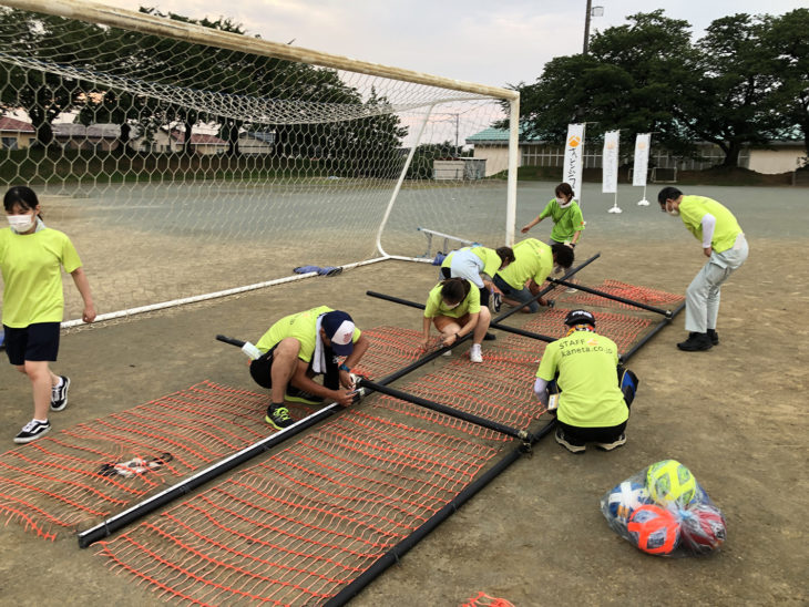 オレンジフェア2020特別企画｜挑戦するなつやすみ｜糸魚川市｜カネタ建設｜野球｜サッカー｜糸魚川中学校｜美山球場