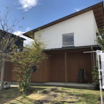 上越市｜キノイエ｜木の家｜モデルハウス｜リモートワーク｜離れ｜ウッドデッキ｜庭｜趣味部屋