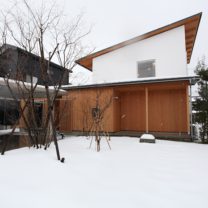 上越市｜キノイエ｜木の家｜モデルハウス｜塩屋新田の家｜雪景色｜