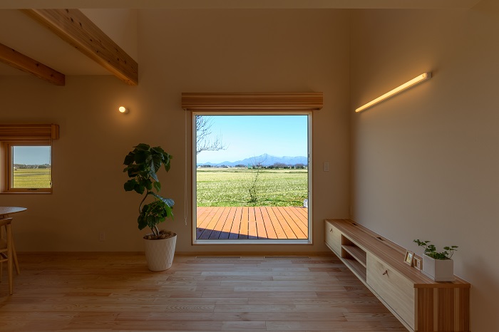 キノイエ|木の家|春|見学会|庭|地材地建